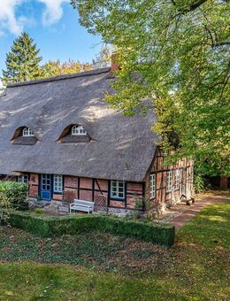Denkmalgeschütztes Bauernhaus unter Reet in Eutin-Fissau - Eutin