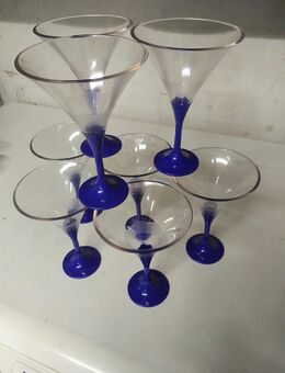 Tupper Ware Cocktail Plastik Becher blau - Büdingen