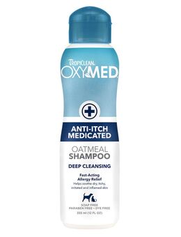 TropiClean OxyMed Anti-Juckreiz Shampoo - Sparpaket: 3 x 355 ml