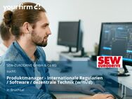 Produktmanager - Internationale Regularien / Software / dezentrale Technik (w/m/d) - Bruchsal