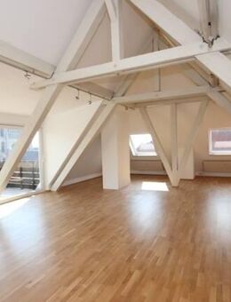 Loftartiges Domizil auf 2 Ebenen mit Dachterrasse und Blick auf die Paulskirche und Alpen - München