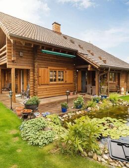 Freistehendes Einfamilienhaus in Holzbauweise mit Garten und Sauna in ruhiger Lage - Oberstreit