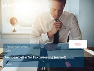 Sachbearbeiter*in Fakturierung (m/w/d) - Köln