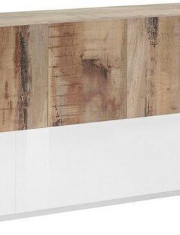 INOSIGN Sideboard Coro, Kommode, Schrank, Kredenz, grifflos mit Einlegeböden, 1 Klappe, 6 Türen, Doppeltiefe, B/T/H 200x86x45cm