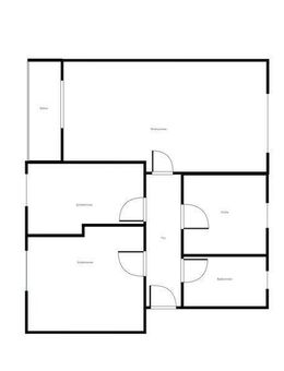 EG / 3 Zimmer mit Balkon ab Dezember (frisch saniert) - Kaufbeuren