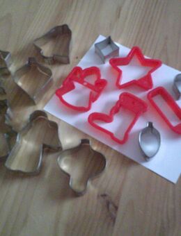 Backform / Ausstechformen Weihnachtsmotive Metall / Kunststoff - Unna