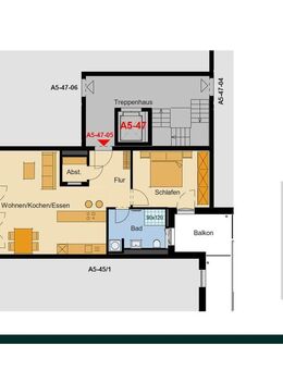 Friedrichspark Haus A5: Großer Wohnbereich, sonniger West-Balkon, Tageslichtbad - Villingen-Schwenningen