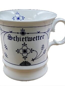 Schöner Schietwetter Kaffeepott Indisch Blau Kaffeetasse Teetasse - Berlin