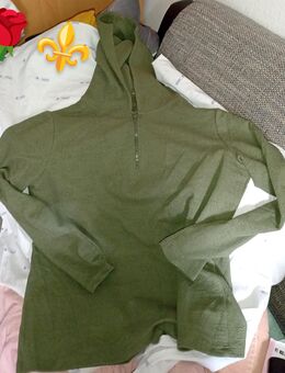 Verkaufe OlivGrüner StrickPulli mit Kapuze, Gr 46//48 (XL), Neuwertig - Köln