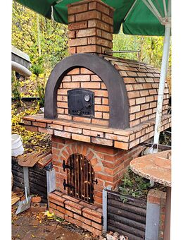 Pizzaofen Brot Backofen Holzofen Steinofen DiY aus alten Klinkern und Altziegel verblendern - Salzatal