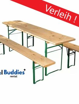 ZU VERMIETEN: Bierzeltgarnituren / Festzeltgarnituren - Leverkusen