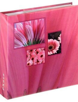 Hama Fotoalbum Hama Memo-Album "Singo", für 200 Fotos im Format 10x15 cm, Pink