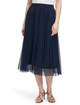 Betty&Co Midirock Betty & Co Damen Midirock mit Plissee Plissee
