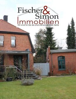RESERVIERT-charmantes Einfamilienhaus nah der Weser mit Nebengebäude (Orangerie), sehr stadtnah und schönem Garten - Nienburg (Weser)