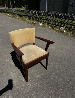 Vintage Stuhl / Retro Sessel aus Holz – 50er/60er Jahre - Überlingen Zentrum