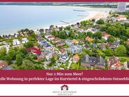 Tolle Wohnung in perfekter Lage im Kurviertel & eingeschränktem Ostseeblick, 2 Min zum Meer - Lübeck