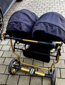 Zwillingskinderwagen Geschwisterkinderwagen 3 in 1 in 48531