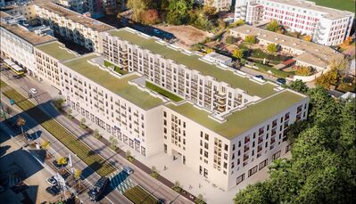 Lindenau Forum - Seniorenresidenz - moderne Wohnung in verkehrsgünstiger Lage und mit Loggia