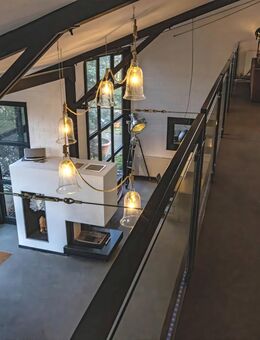 Luxuriöses Wohndomizil mit Gewerbeflächen, einem großen Einfamilienhaus und einem Blockhaus! - Dorsten