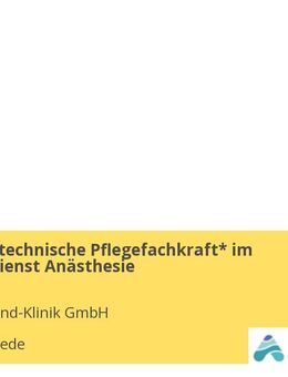 Anästhesietechnische Pflegefachkraft* im Funktionsdienst Anästhesie - Westerstede