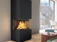 Kamin Bausatz BRILLIANT Anthrazit + Smart 3XTh 7KW Panorama U Kamin Keramik 3seitig Neu Hajduk LDF-Kamine - Strausberg