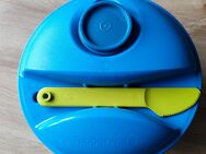 TUPPERWARE To Go Salat&Go 1,5L blau limette Salat & Go - Witten