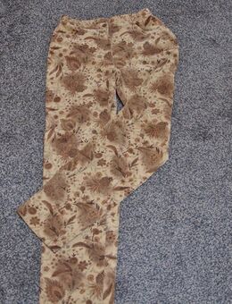 #Feincordhose, Gr. 40, #braun, #Blumenmuster, #wie neu - Pfaffenhofen (Ilm) Zentrum