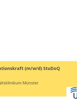 Dokumentationskraft (gn*) StuDoQ - Münster