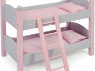 CHIC2000 Puppenbett Puntos Grey, auch als zwei Einzelbetten verwendbar