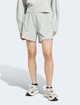 adidas Sportswear Shorts W CE G SHORT (1-tlg) ohne Verschluss, aus French-Terry-Material, mit Silikon-Logo