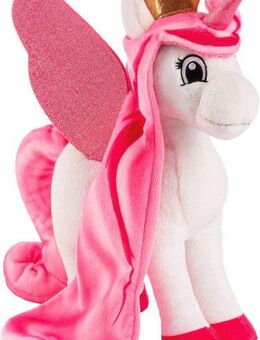 Nici Kuscheltier Lissy PONY, Einhorn Tamani weiß-pink, 22 cm, stehend
