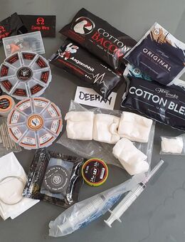 Verdampfer Zubehör Watte, Coils in verschiedenen Ausführungen / Mundstücke / Draht - Gehrden Zentrum