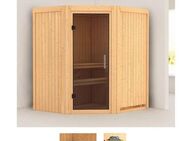 Karibu Sauna Tomke, BxTxH: 170 x 151 x 198 cm, 68 mm, (Set) ohne Ofen