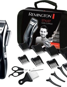 Remington Haarschneider Stylist, HC363C -, inkl. Zubehör, für Herren - 8 Kammaufsätze, kabellos, Profi-Koffer