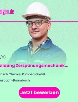 Ausbildung Zerspanungsmechaniker (m/w/d) Fräsmaschinensysteme - Ransbach-Baumbach