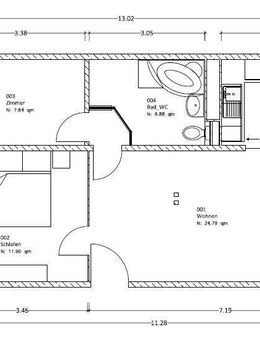 2,5 Zimmer-Wohnung in Friedrichshain nahe Treptower Park - vermietet, aber VEREINB. ABLÖSE MÖGLICH ! - Berlin