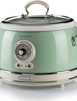 Ariete Multikocher 2904GR, 650 W, 3 l Schüssel, Slowcooker/Reiskocher
