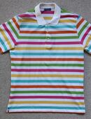 Conleys Blue Poloshirt Türkis bunt multicolor Streifen Größe L in 61194