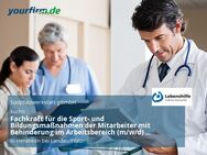 Fachkraft für die Sport- und Bildungsmaßnahmen der Mitarbeiter mit Behinderung im Arbeitsbereich (m/w/d) Teilzeit - Herxheim (Landau)