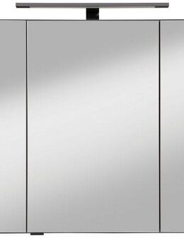 welltime Spiegelschrank Trento, verschiedene Ausführungen und Farben Breite 100 cm, mit 3D-Effekt, Spiegeltüren, Inklusive LED-Beleuchtung