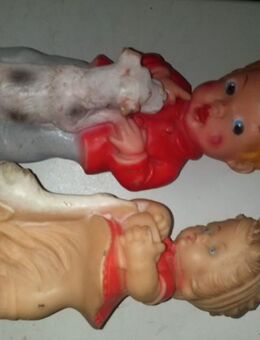 2 alte Puppen - Spabrücken