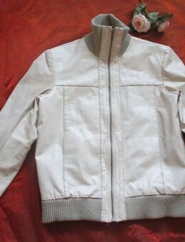 Echt Leder * Damen oder Herren * Unisex * Blouson Bomber Jacke "Gipsy" Gr. 38, 40- 42/ S- M * cremè- beige * - Riedlingen