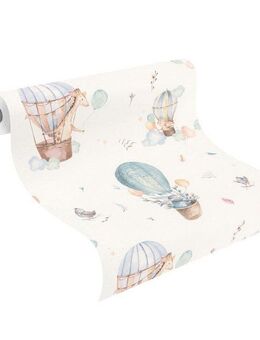 Rasch Kindertapete, glatt, uni, (1 St)