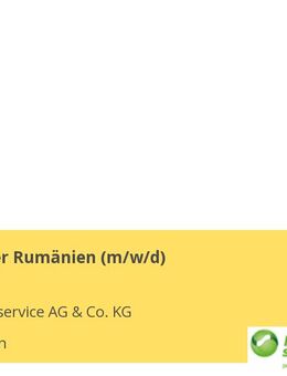 EU Recruiter Rumänien (m/w/d) - Gütersloh