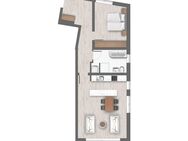 www.Wohnungzumhalbenpreis.de Zwei-Zimmer Wohnung im 1.OG mit Balkon - Augsburg