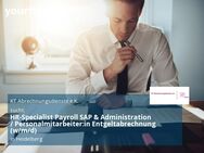 HR-Specialist Payroll SAP & Administration / Personalmitarbeiter:in Entgeltabrechnung (w/m/d) - Heidelberg