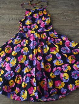 Sexy Sommerkleid hinten komplett aufknöpfbar ORIGINALES Vintage - Retrokleid VEB BEKLEIDUNGSWERK ERFURT xs s NEU/Etikett - Hoppegarten