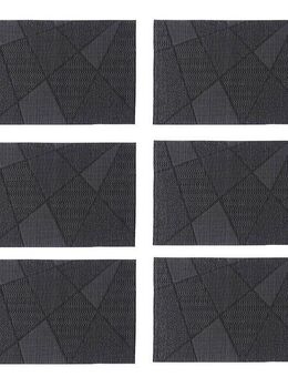 Zeller Present Platzset, (Set), stylisches Muster, 6-teilig, Kunststoff, 30 x 45 cm