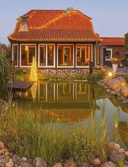 Modern wohnen am Waldrand: Photovoltaik, Teich & Privatsphäre! Provisionsfrei! - Genthin