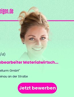 Sachbearbeiter Materialwirtschaft / Arbeitsvorbereitung (m/w/d) - Steinau (Straße, Brüder-Grimm-Stadt)